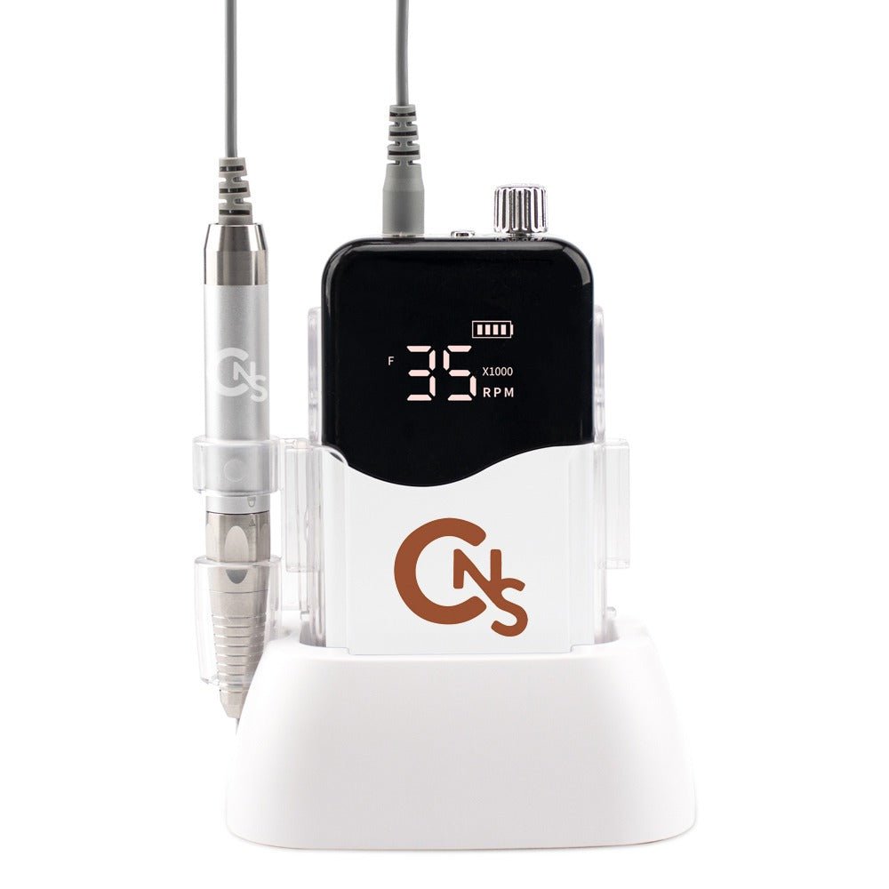 CNS Brushless Rechargeable Professional E - File 35k RPM w/ Stand - Cordoza Nail Supply