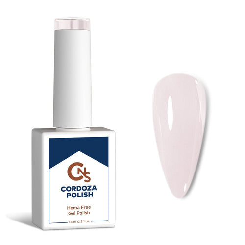 Milky Pink - CNS Hema Free Gel Polish + Top - Cordoza Nail Supply