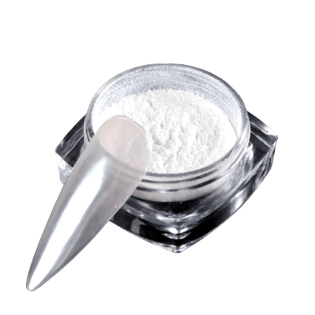 White Chrome Pigment - Cordoza Nail Supply