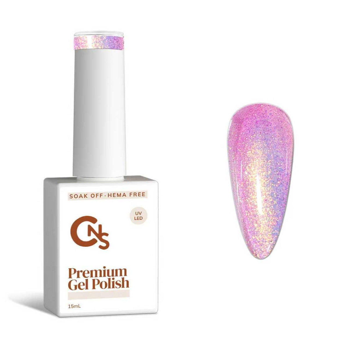 Pink Sugar - CNS Hema Free Shimmer Gel Polish