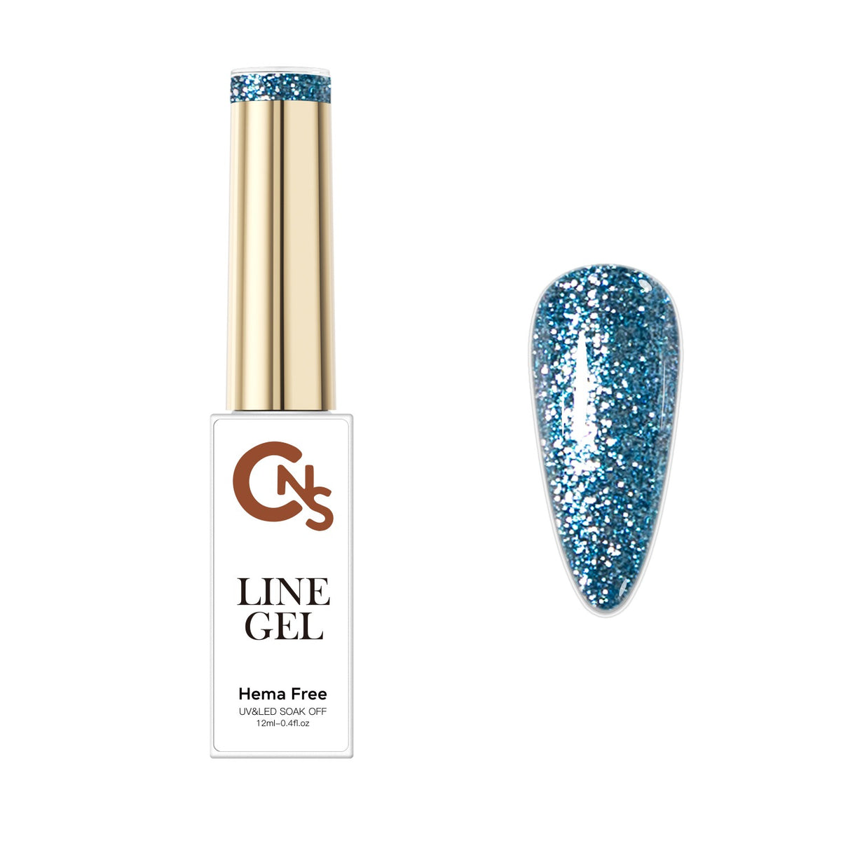 CNS Metallic Sparkle Gel Liners – 12pc Set