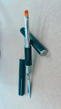 2 - Sided Duo Flex Synthetic Brush - Cordoza Nail Supply