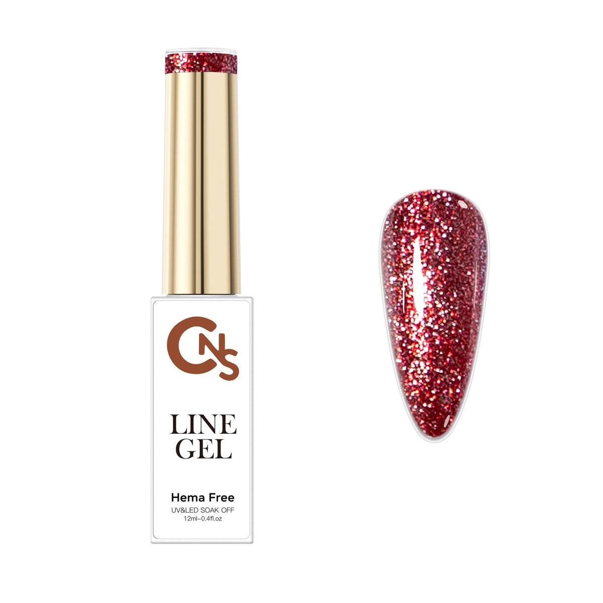 CNS Metallic Sparkle Gel Liners – 12pc Set