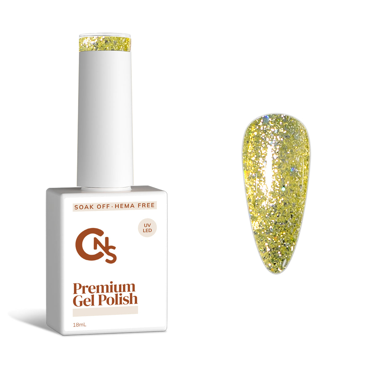 Strike It Rich - Metallic Sparkle Gel Polish - Hema/TPO Free.