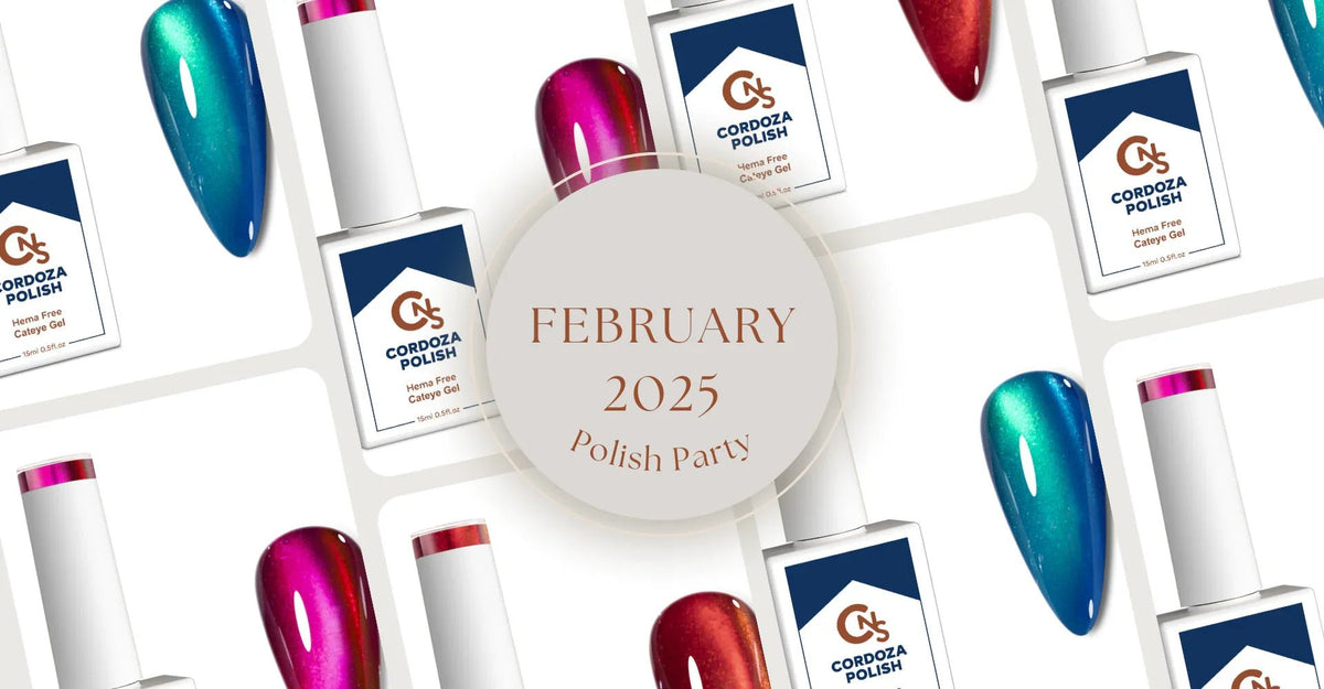 3pc Monthly Gel Polish Subscription - Cordoza Polish Set for Stunning Nails - Cordoza Nail Supply