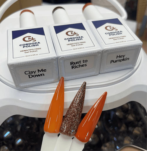 3pc Monthly Gel Polish Subscription - Cordoza Polish Set for Stunning Nails - Cordoza Nail Supply