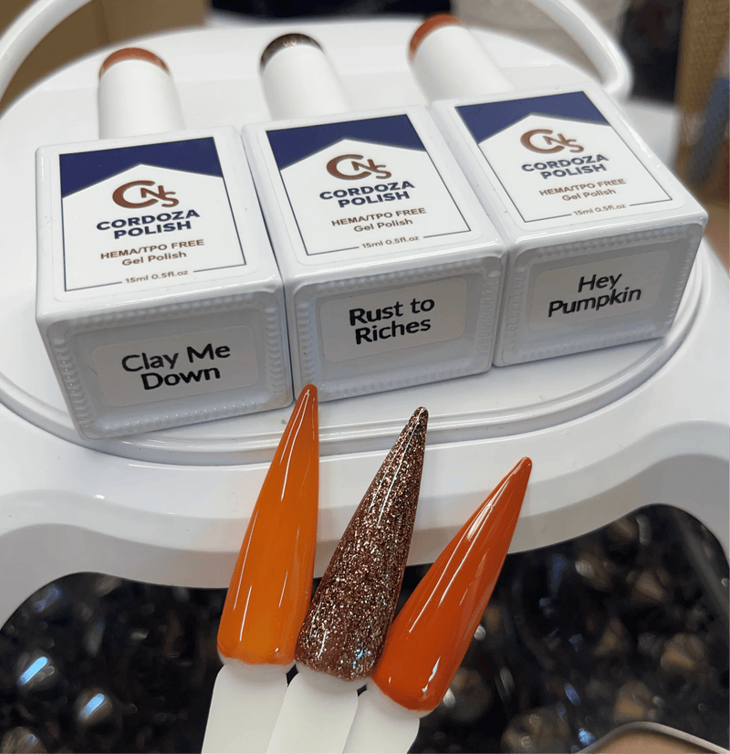 3pc Monthly Gel Polish Subscription - Cordoza Polish Set for Stunning Nails - Cordoza Nail Supply