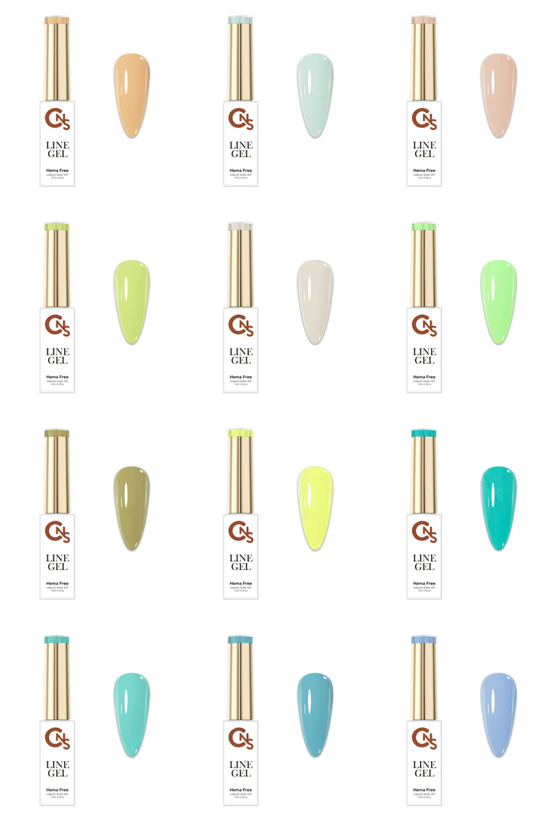 Pastel Liner Gels - 24pc Set
