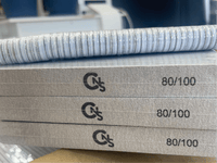 80/100 Grit White Zebra Nail File – Premium Flex Core - 50pc Pack - Cordoza Nail Supply