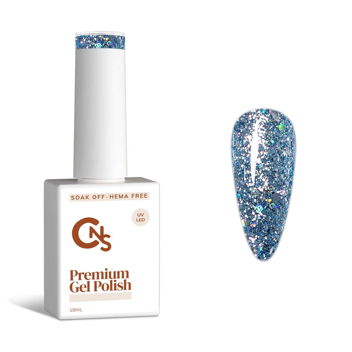 Frozen Assets - Metallic Sparkle Gel Polish - Hema/TPO Free.