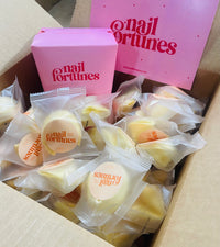 100-Piece Nail Tech Bulk Fortune Cookie Box