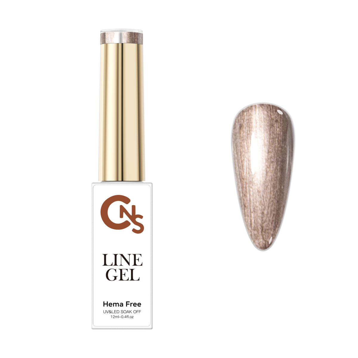 CNS Metallic Gel Liner - Beige Gold