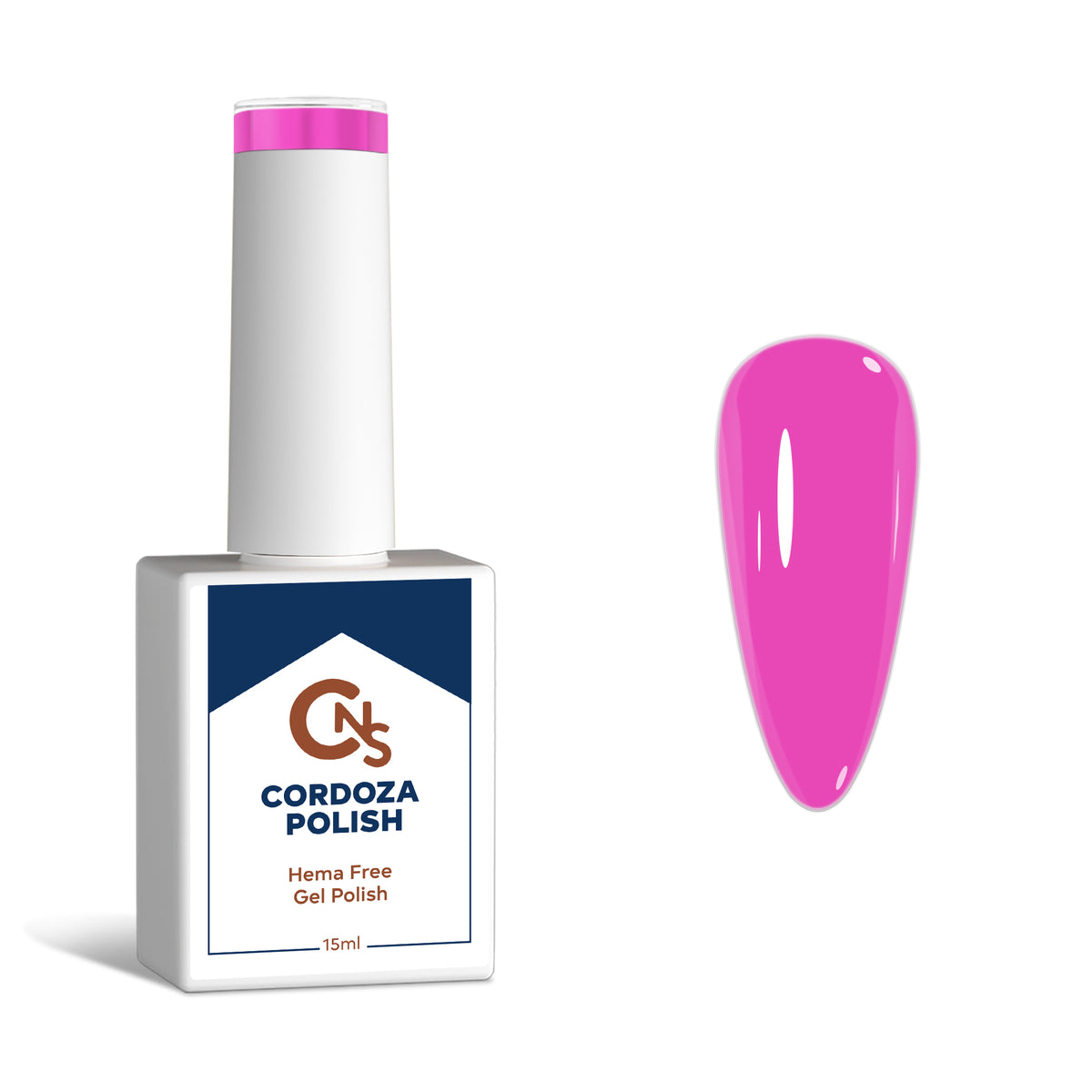 Bubbleyum Pink - CNS Hema Free Gel Polish.