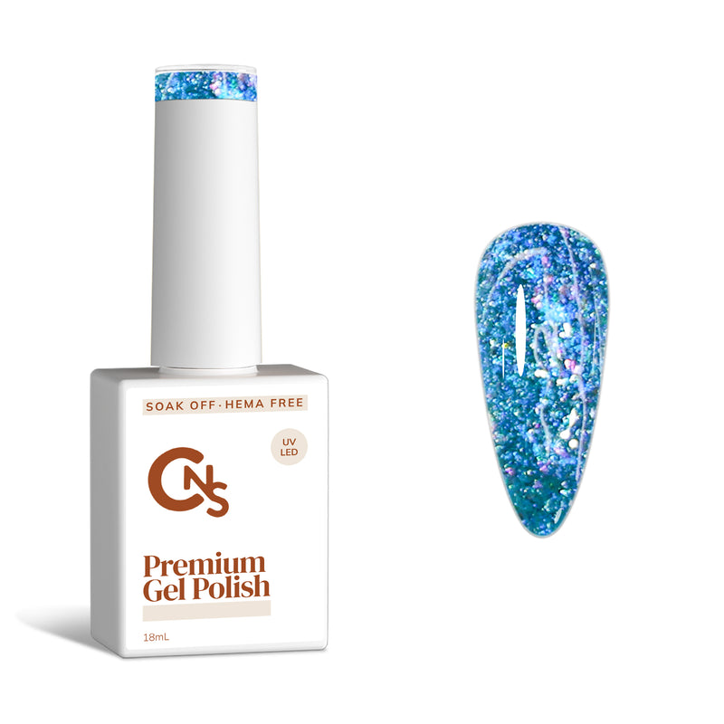 Crown Jewels - Glitter Gel Polish - Hema/TPO Free.