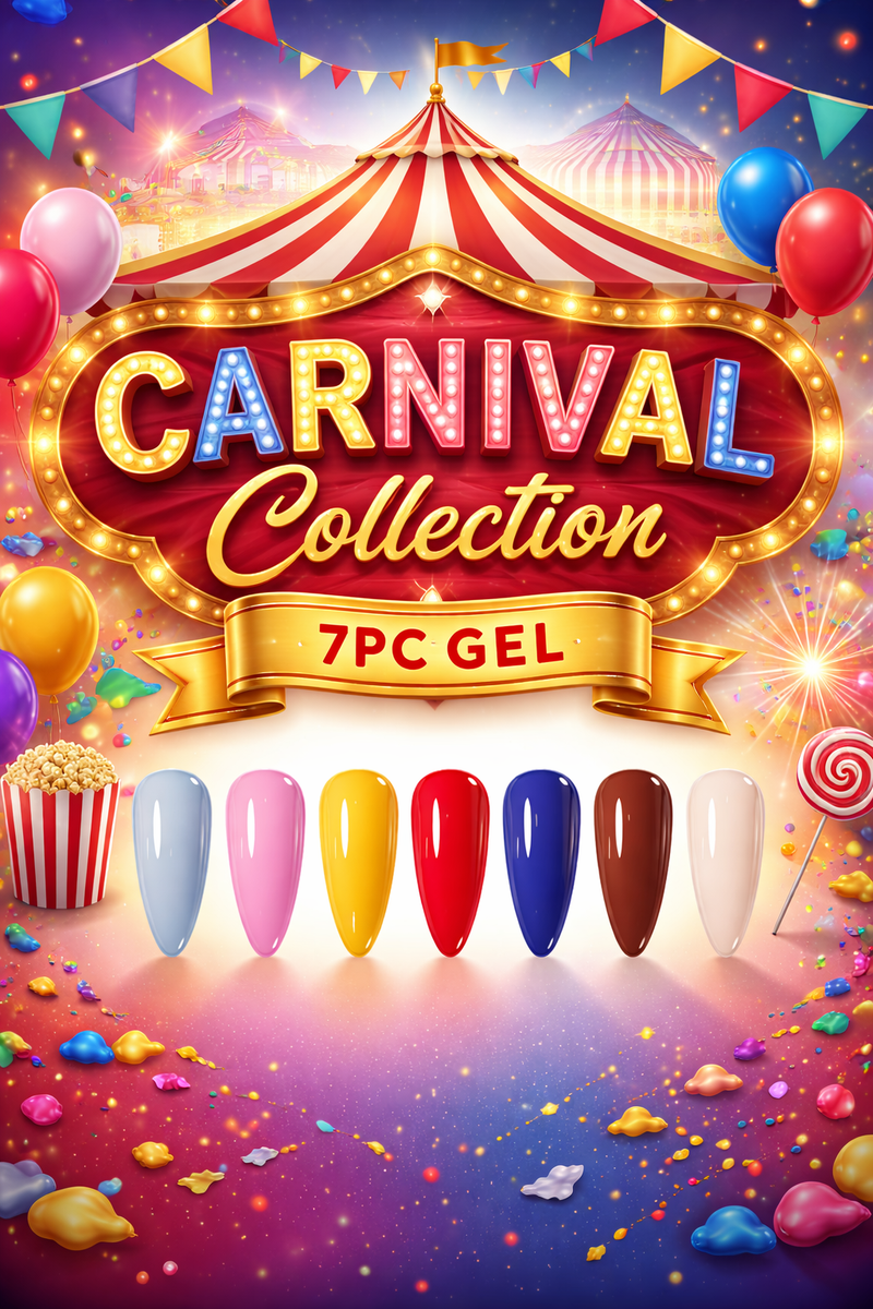 Carnival Collection - 7pc Hema Free Gel Polish
