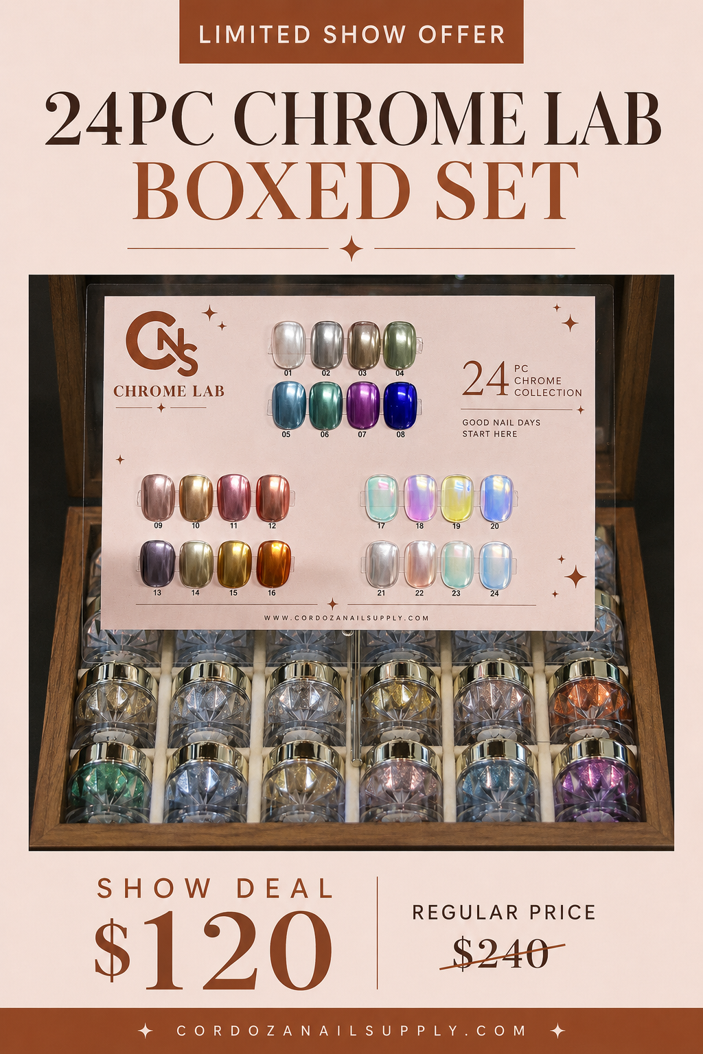 24PC Chrome Lab Boxed Set - Limited Show Offer