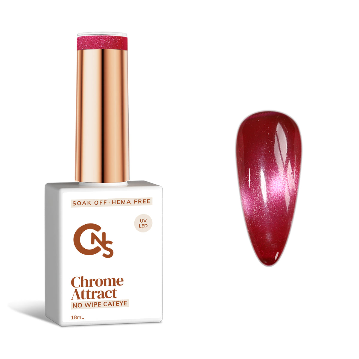 Chromecoming Queen - Chrome Attract Cateye Gel Polish Hema/TPO Free