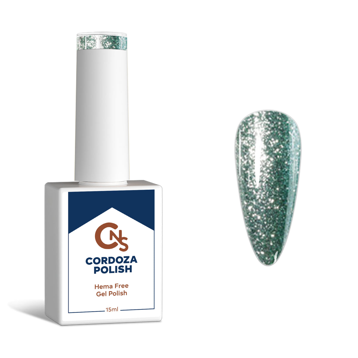 Clover Couture - CNS Hema Free Metallic Sparkle Gel Polish