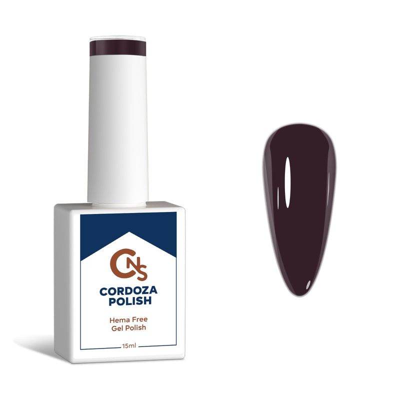 Deep Cherry Noir - CNS Hema Free Gel Polish.