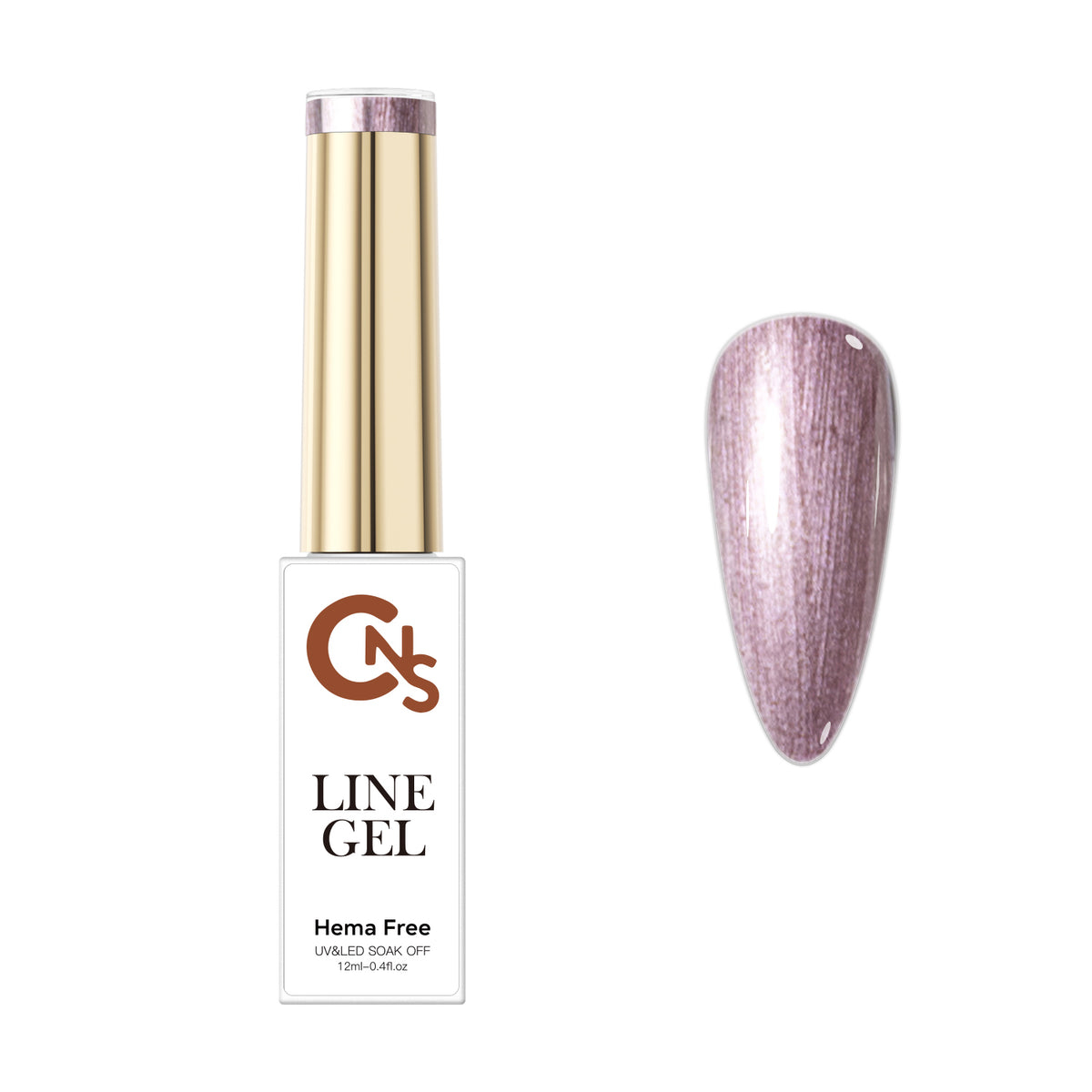 CNS Metallic Gel Liner - Dusty Rose