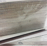 100/100 Grit Ultra-Thin Zebra Nail File – Disposable, Wooden Core 50pk