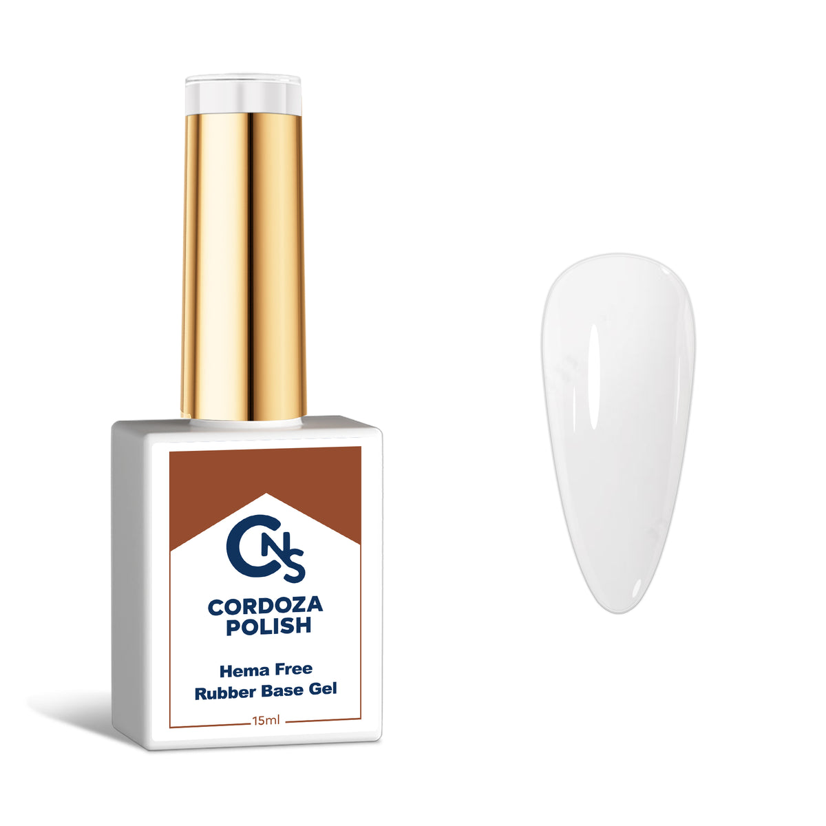 Milky White - CNS Rubber Base Gel