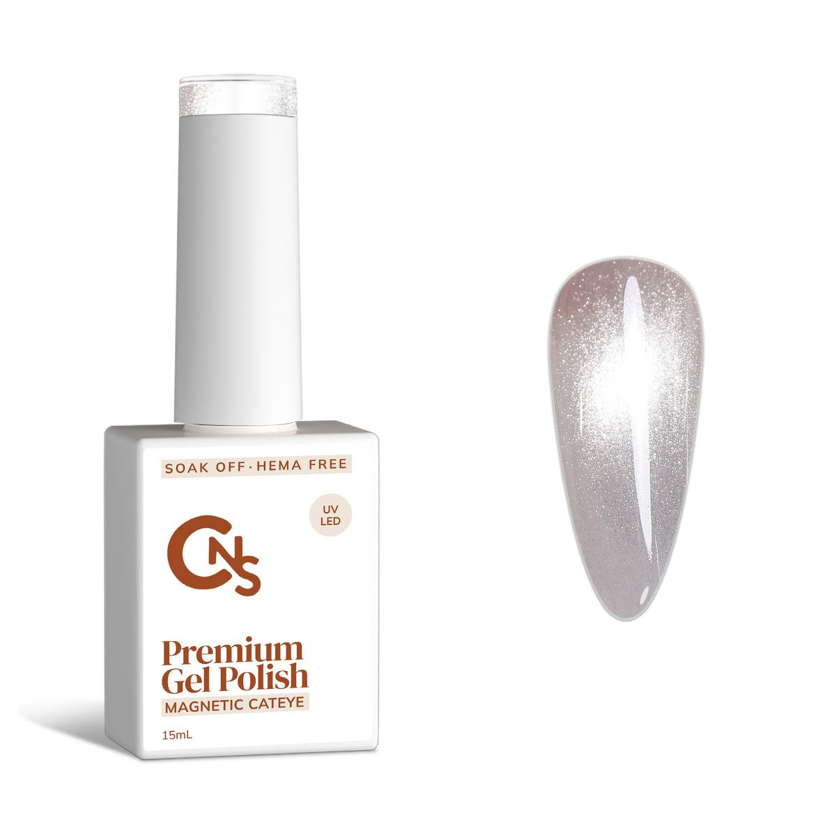 Ghosted White Cateye - Gel Polish - Hema/TPO Free