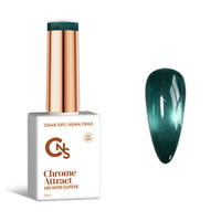 Glazed Emerald - Chrome Attract Cateye Gel Polish Hema/TPO Free