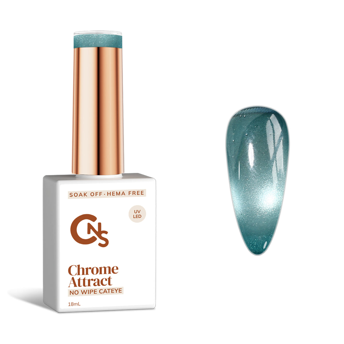 Healers Purse - Chrome Attract Cateye Gel Polish Hema/TPO Free