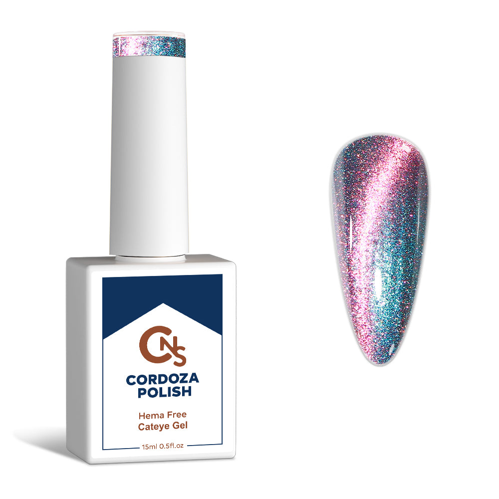 House Mouse 🐂 - CNS Hema Free Cosmic Cateye Gel Polish
