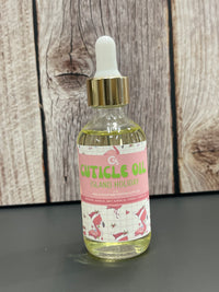 Island Holiday Cuticle Oil 2oz Dropper