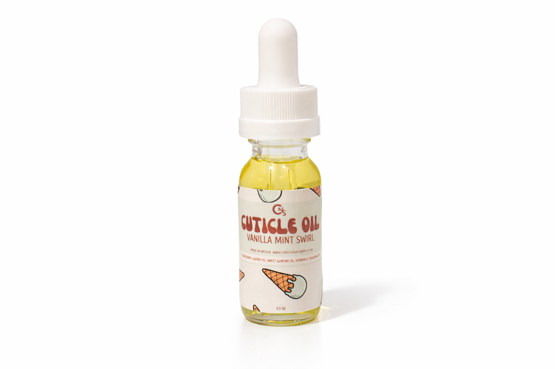 Vanilla Mint Cuticle Oil 0.5oz Dropper.