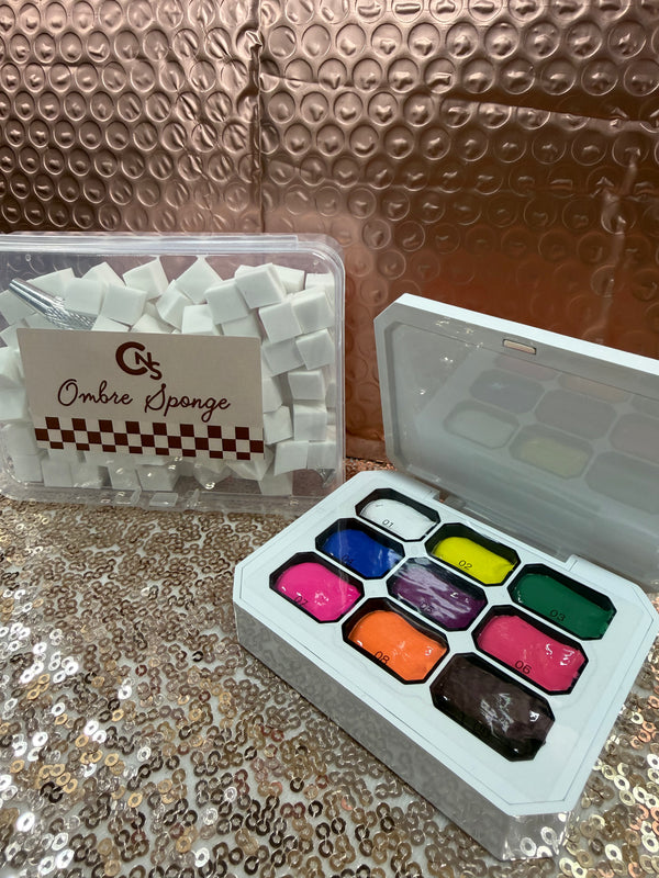 Art Gel Palette + Sponge Bundle.