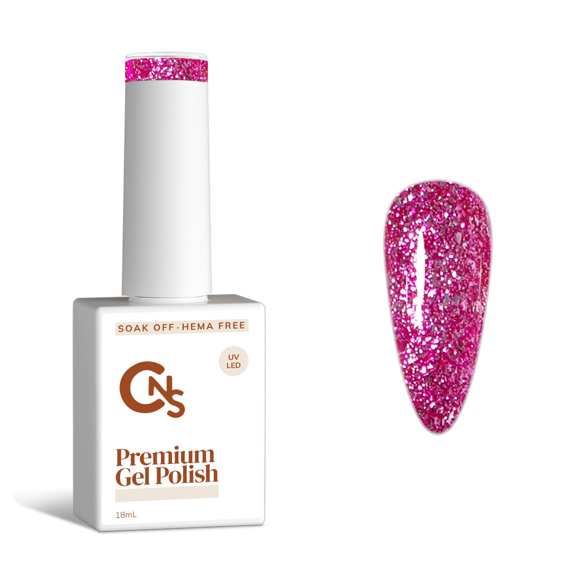 Pink Pony Club - Metallic Sparkle Gel Polish - Hema/TPO Free