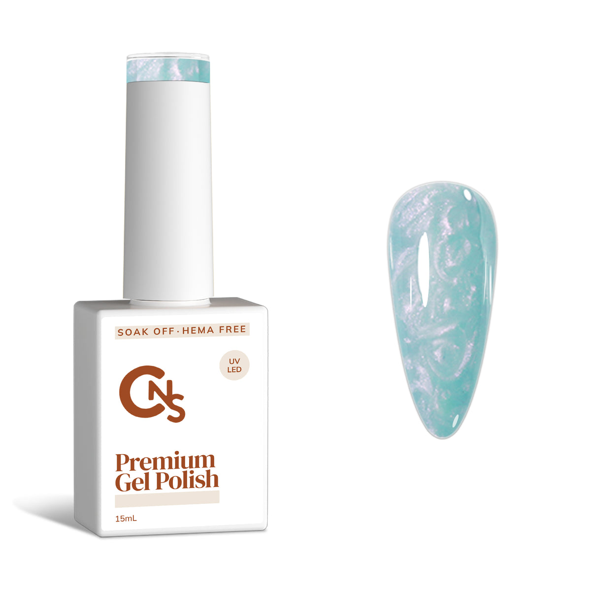 Ice Princess - Pearl Gel Polish - Hema/TPO Free.