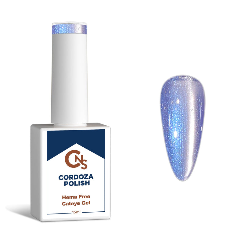 Iced Amethyst CNS Hema Free Cateye Gel Polish.