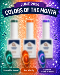 3pc Monthly Gel Polish Subscription - Color of the Month Club
