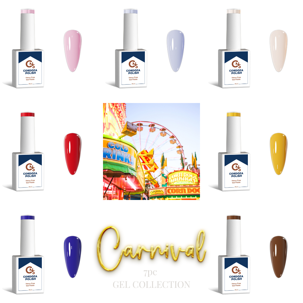 Carnival Collection - 7pc Hema Free Gel Polish