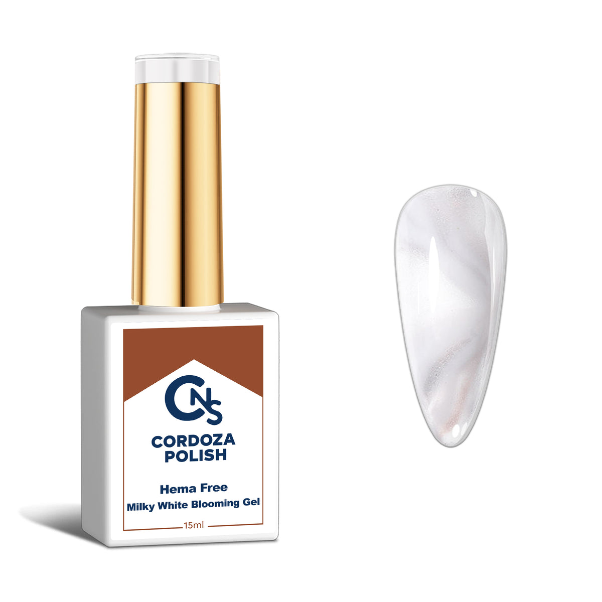 CNS Milky White Blooming Gel Hema Free