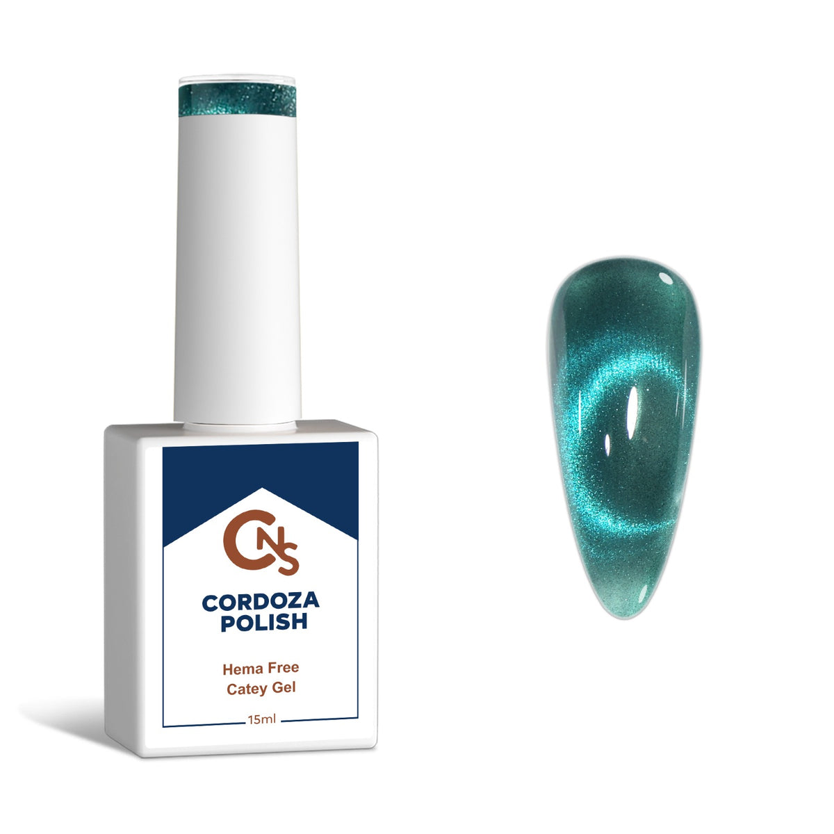 Peacockin’ Around — CNS Cat Eye Gel Polish.