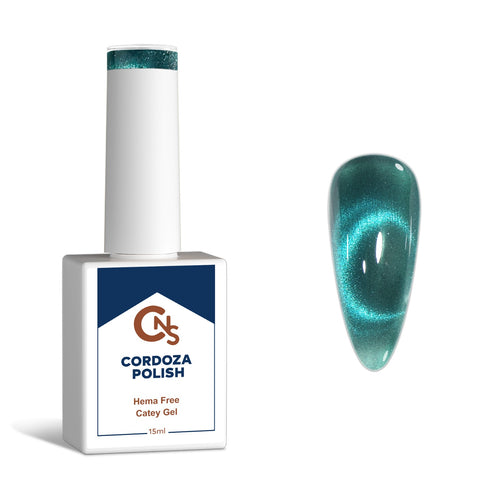 Peacockin’ Around — CNS Cat Eye Gel Polish.