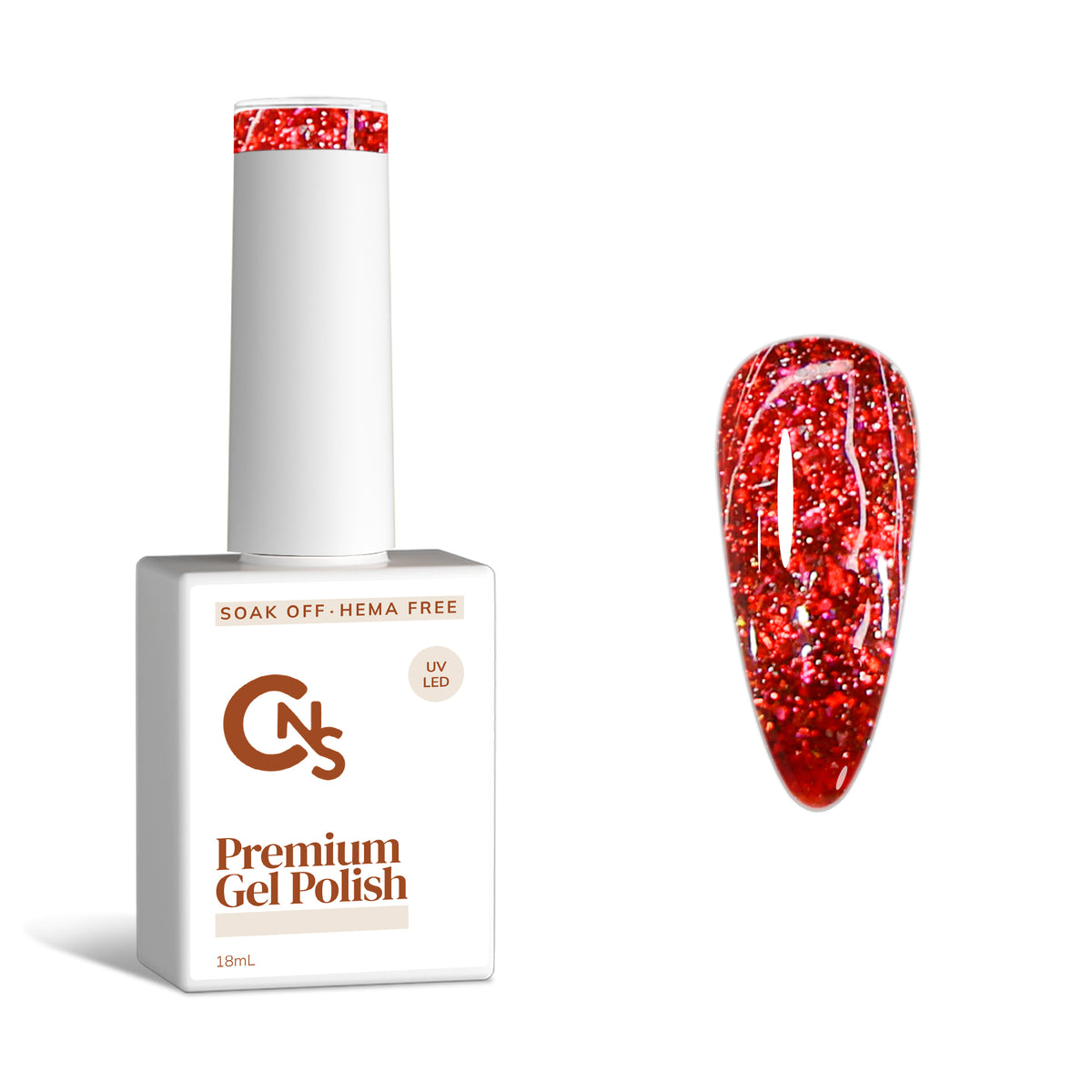 Royal Distraction - Glitter Gel Polish - Hema/TPO Free.