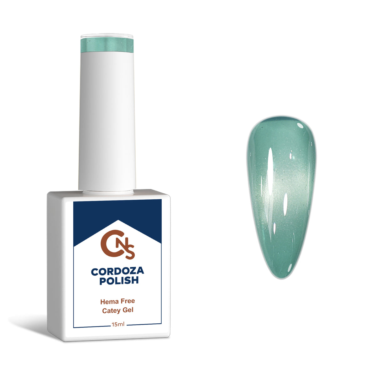 Sea Glass CNS Hema Free Cateye Gel Polish.