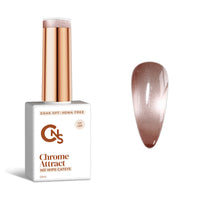 Smokey Quartz - Chrome Attract Cateye Gel Polish Hema/TPO Free