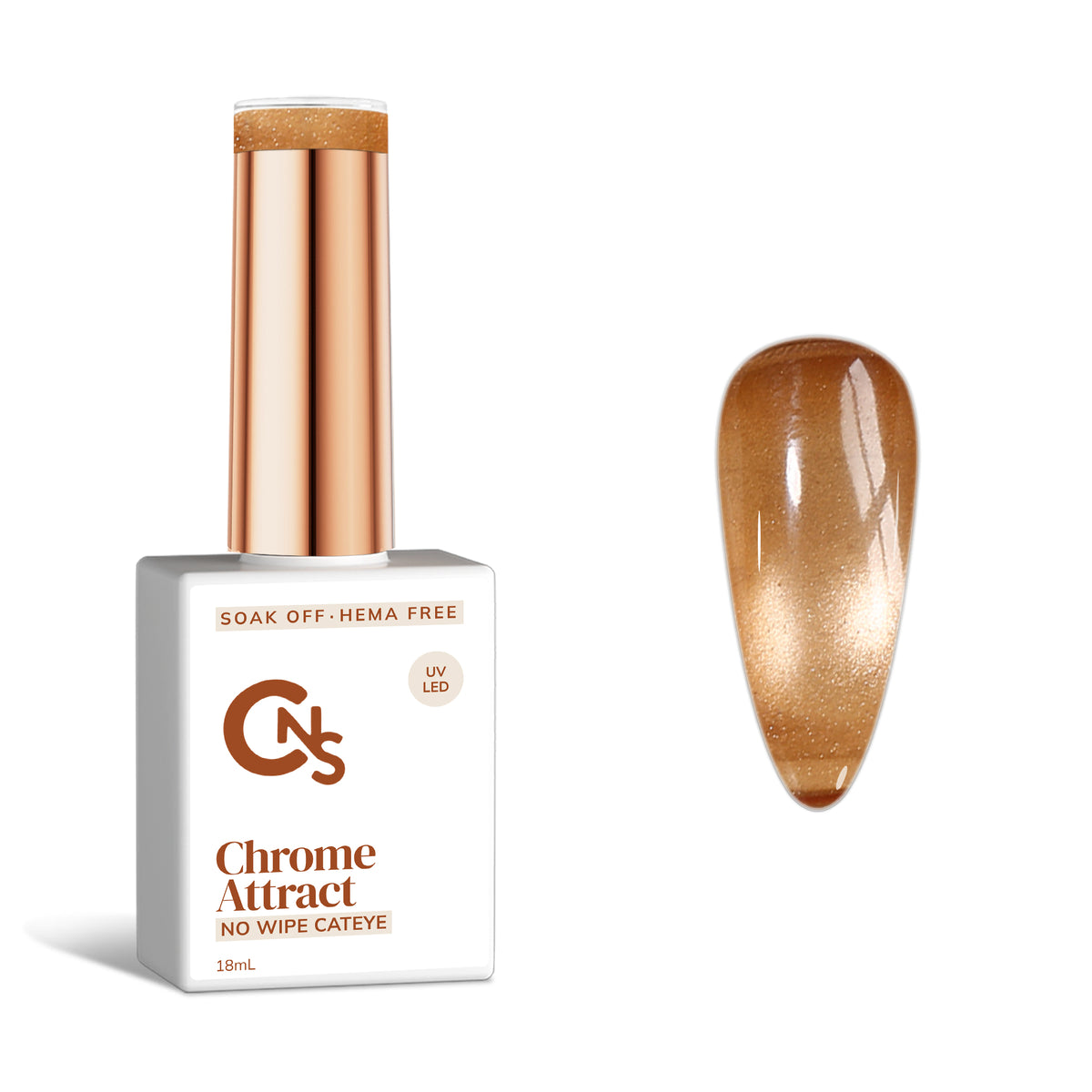 That's Rich - Chrome Attract Cateye Gel Polish Hema/TPO Free