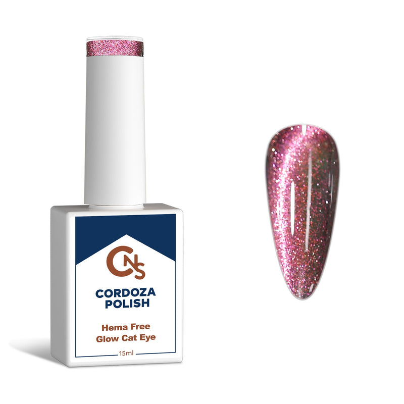 Too Lit To Quit - CNS Hema Free Glow Cateye Gel Polish.