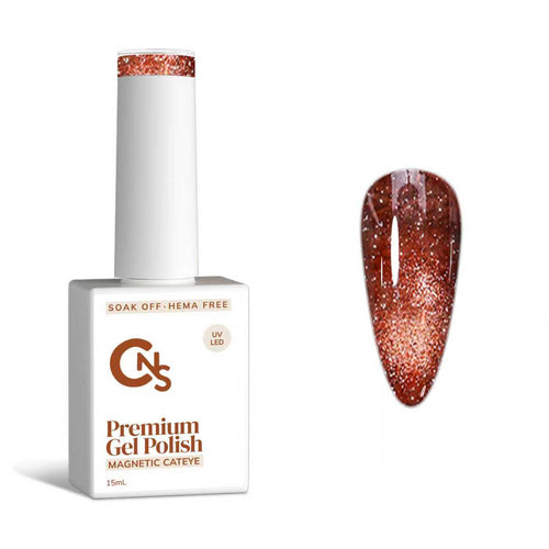 Tortie Truffle - Cateye Gel Polish - Hema/TPO Free.