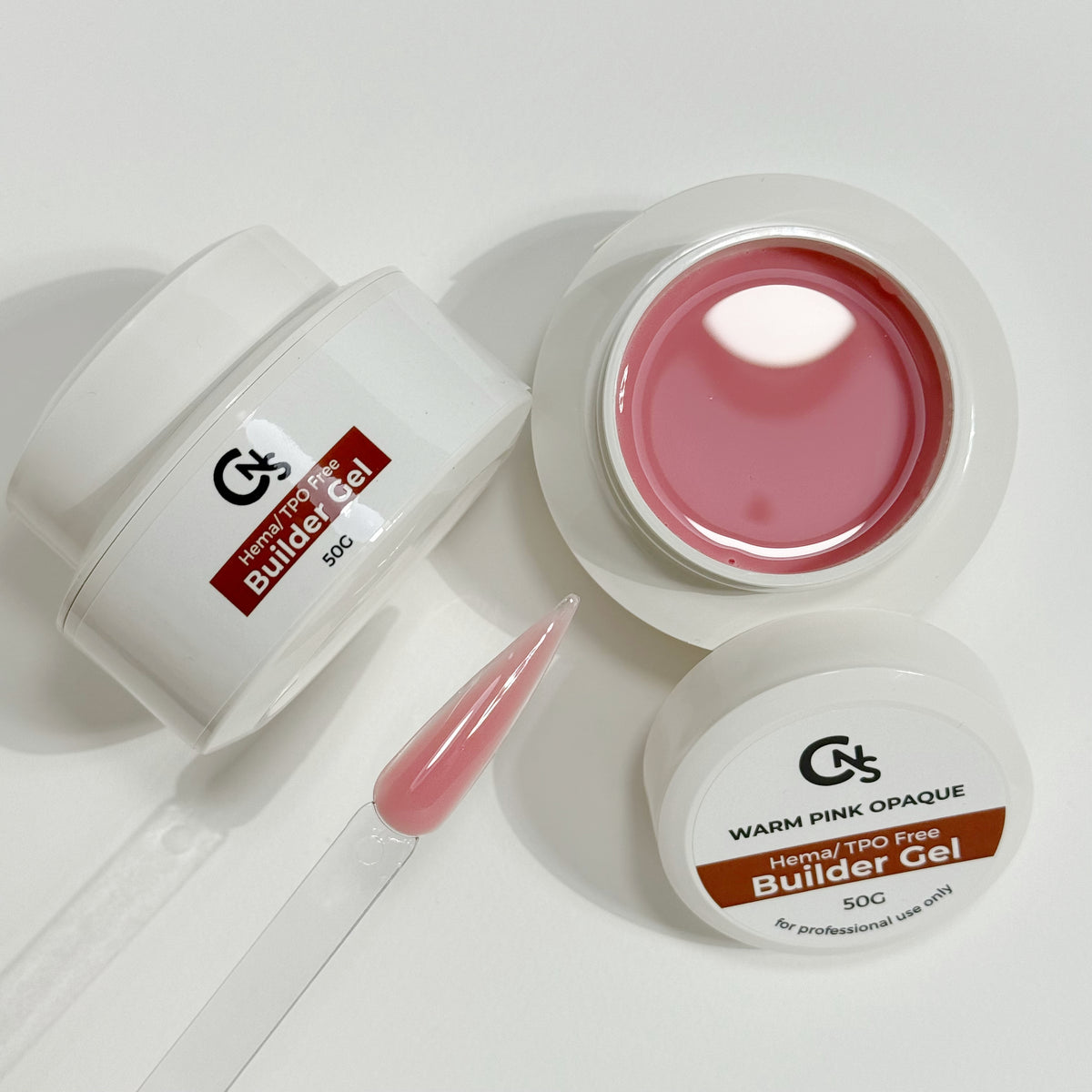 CNS Builder Gel – Warm Pink Opaque (50G Pot)