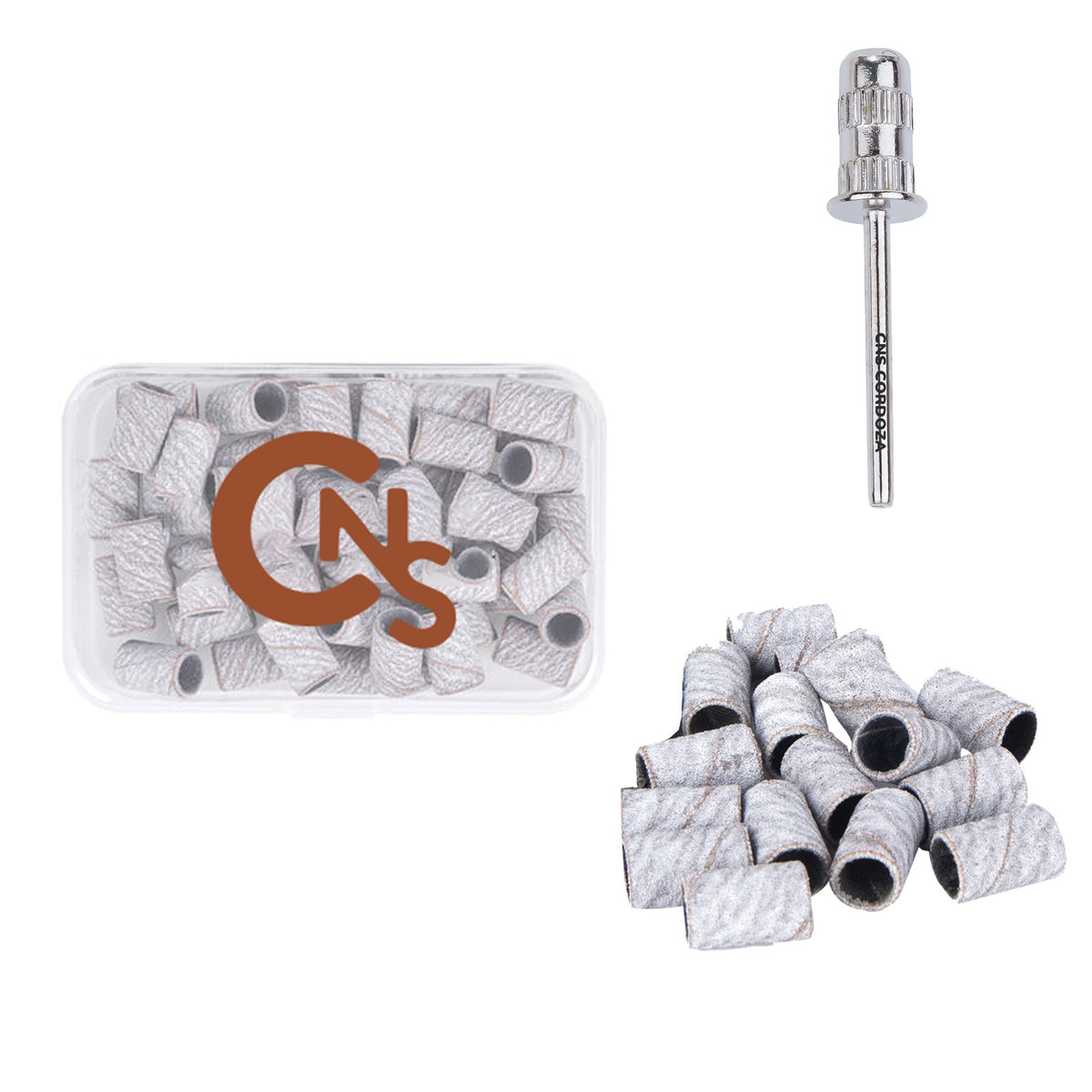 Zebra Sanding Bands with Free Stainless Mandrel in Box