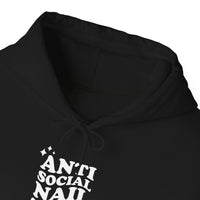 Anti Social Nail Tech Club | Hooded Sweatshirt - Cordoza Nail Supply